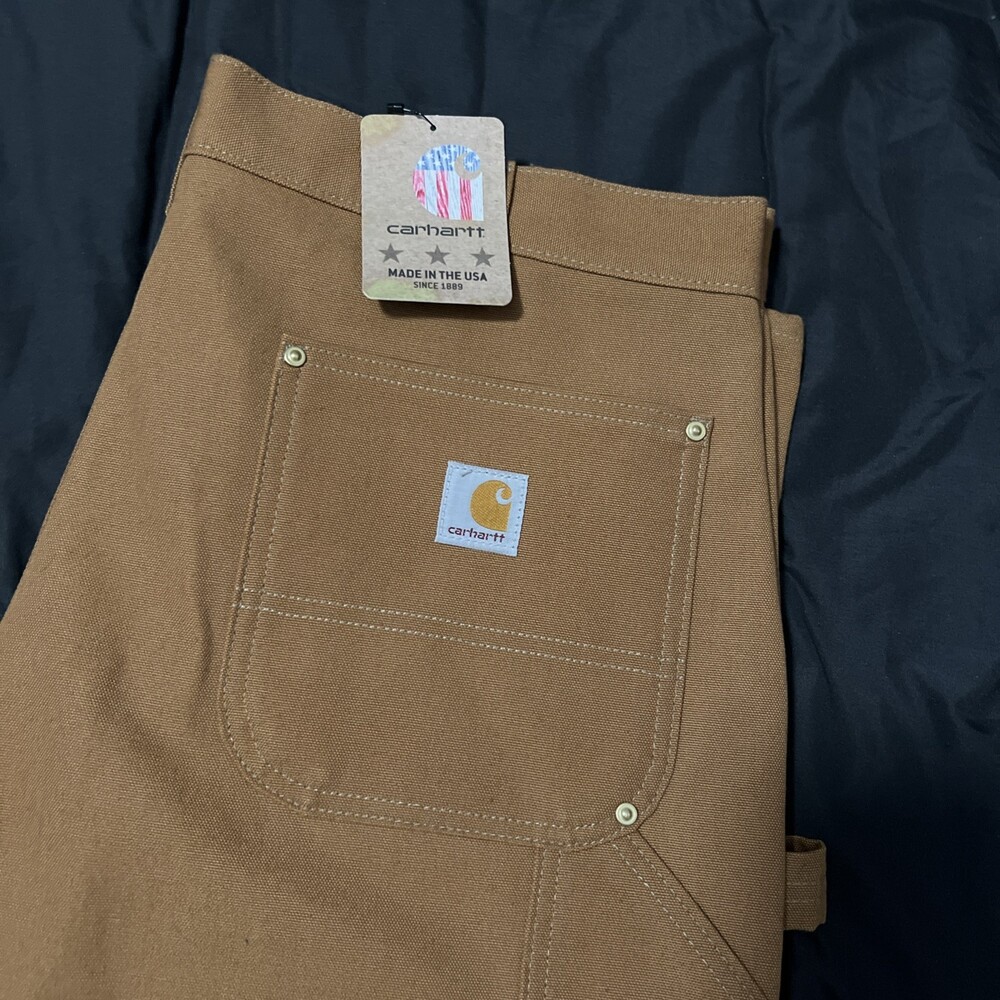 Carhartt B01 Double Knee Duck Work Pants 38 X 30 Made in USA Loose Original Fit - Picture 7 of 8